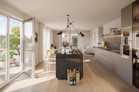 New build: Arriving at the top: 5-room penthouse with a house-within-a-house ambience and three roof terraces