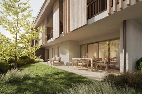 New build: Spacious 3-room garden apartment with perfect south-west orientation