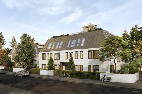 New Construction: Luxurious, spacious 3-room garden apartment with spa facilities in the basement