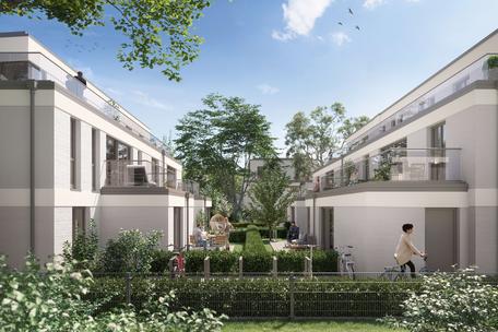 New build with feel-good ambience: Sunny 2-room apartment with roof terrace