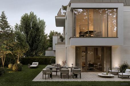 New Construction: Living with a Private Garden: Stylish 3-room apartment with a perfect southwest-facing orientation