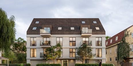 Neubau/Erstbezug: Großzügige 3-Zimmer-Wohnung - Stilvoller Rückzugsort mit zwei Balkonen