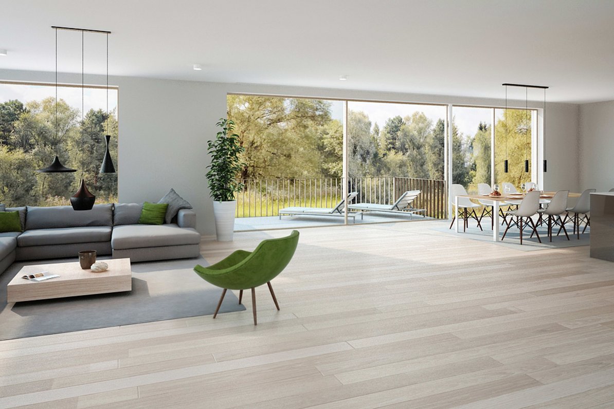 Visualization W IV - Living, dining and cooking area