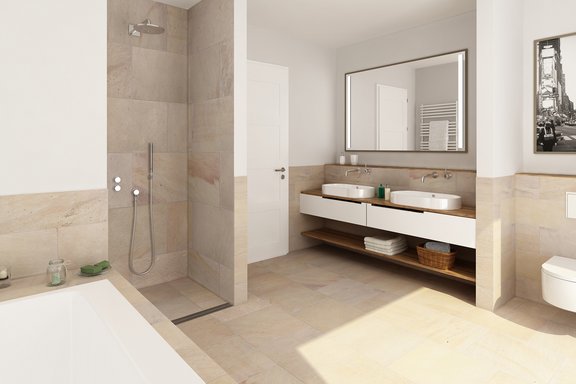 Exclusive bathrooms with sanitary ware agape32