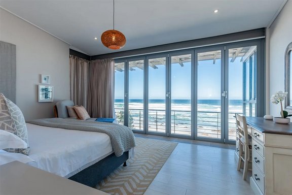 Bedroom with ocean view