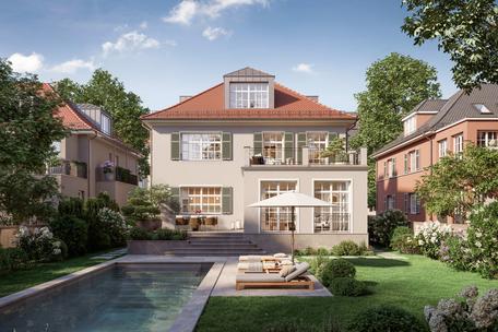 Rarity in the heart of Gern: Building plot of 580 m² for villa or semi-detached house