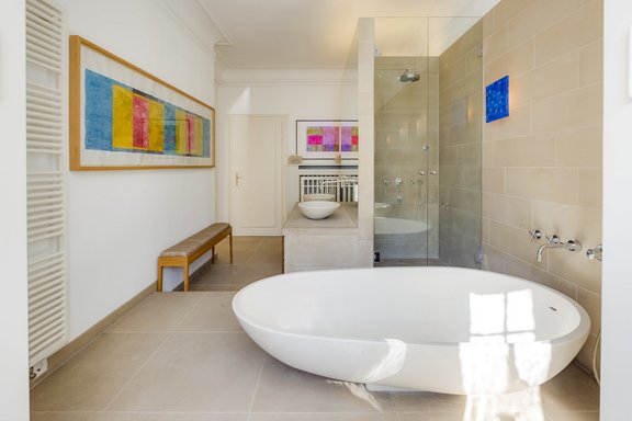 Master bathroom on the 2nd floor