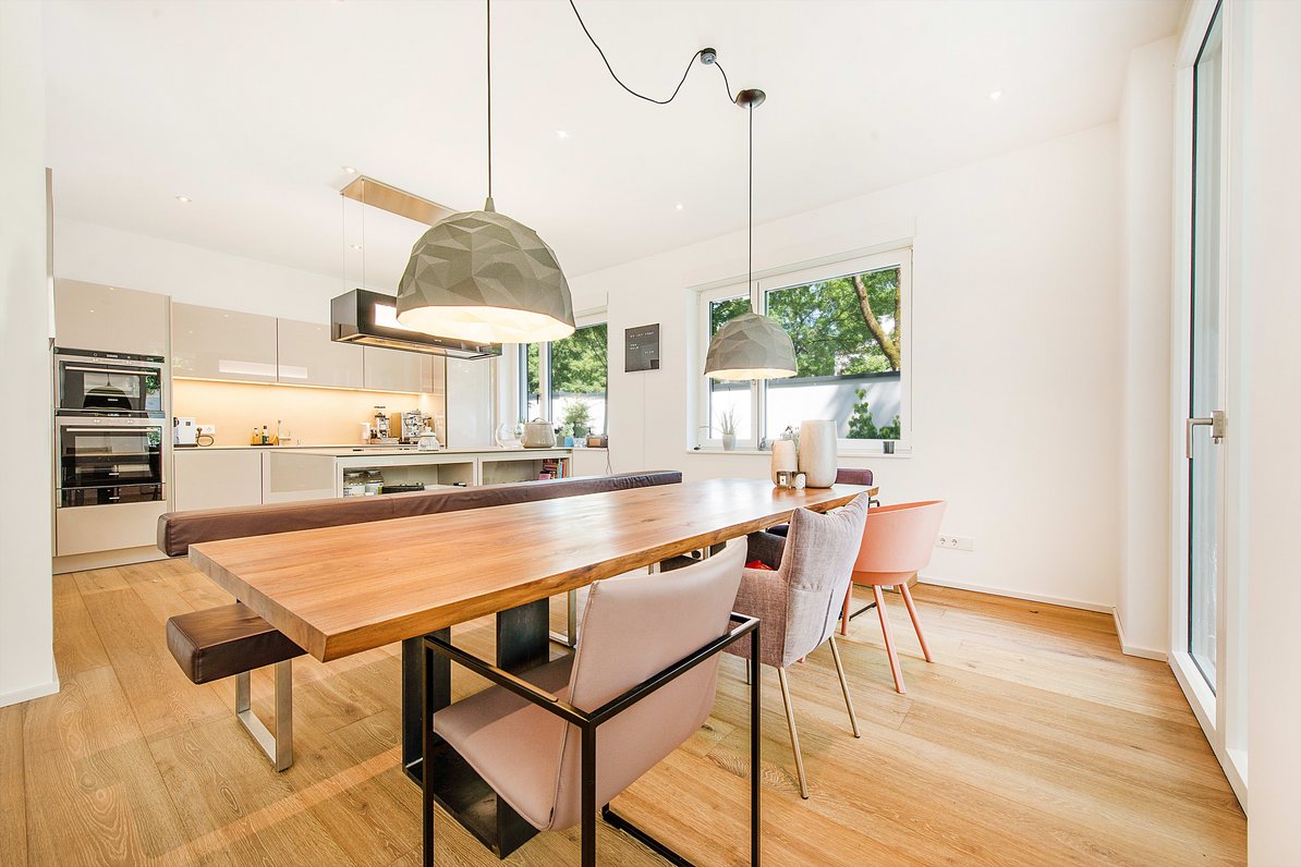 Essbereich vor der Küche