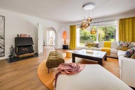 Stately hipped-roof villa with a spa area, a dream garden, and plenty of privacy