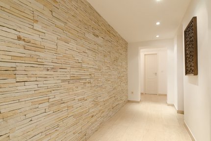 Hallway in the basement