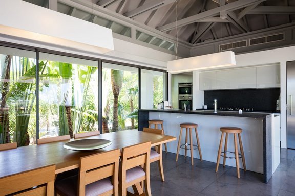 Kitchen and dining area