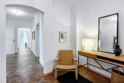 Vestibule and hallway