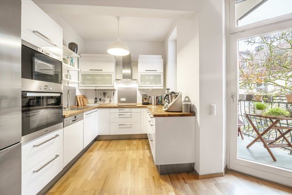 IKEA fitted kitchen against redemption