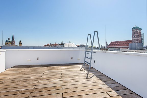 The Frauenkirche in direct sight