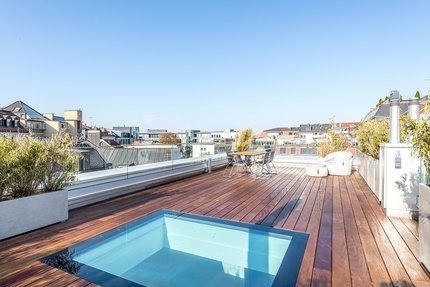 Roof terrace with fantastic 360° panoramic views