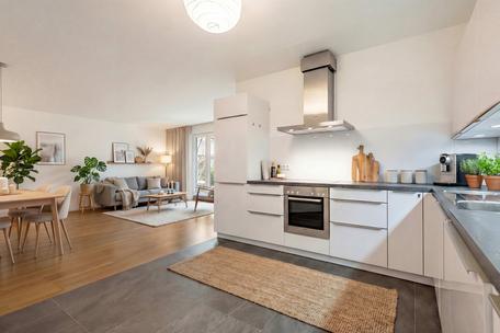 Stylish living in the center: modern 2-room apartment in a sought-after location