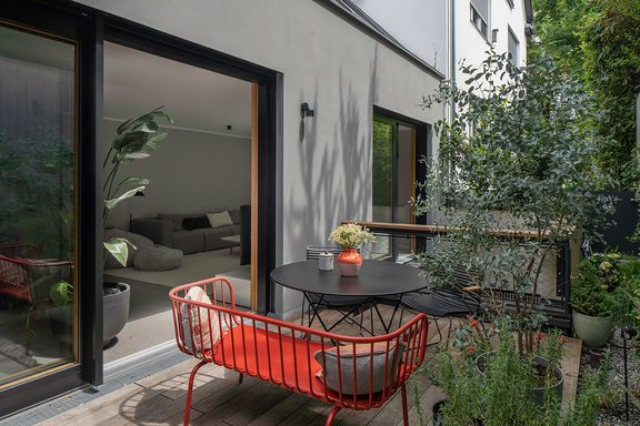 Terrace with southwest orientation