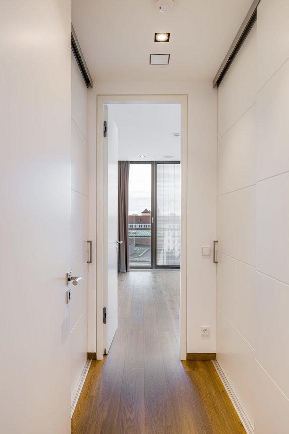 Dressing room with fixtures