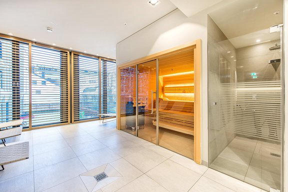 Sauna area