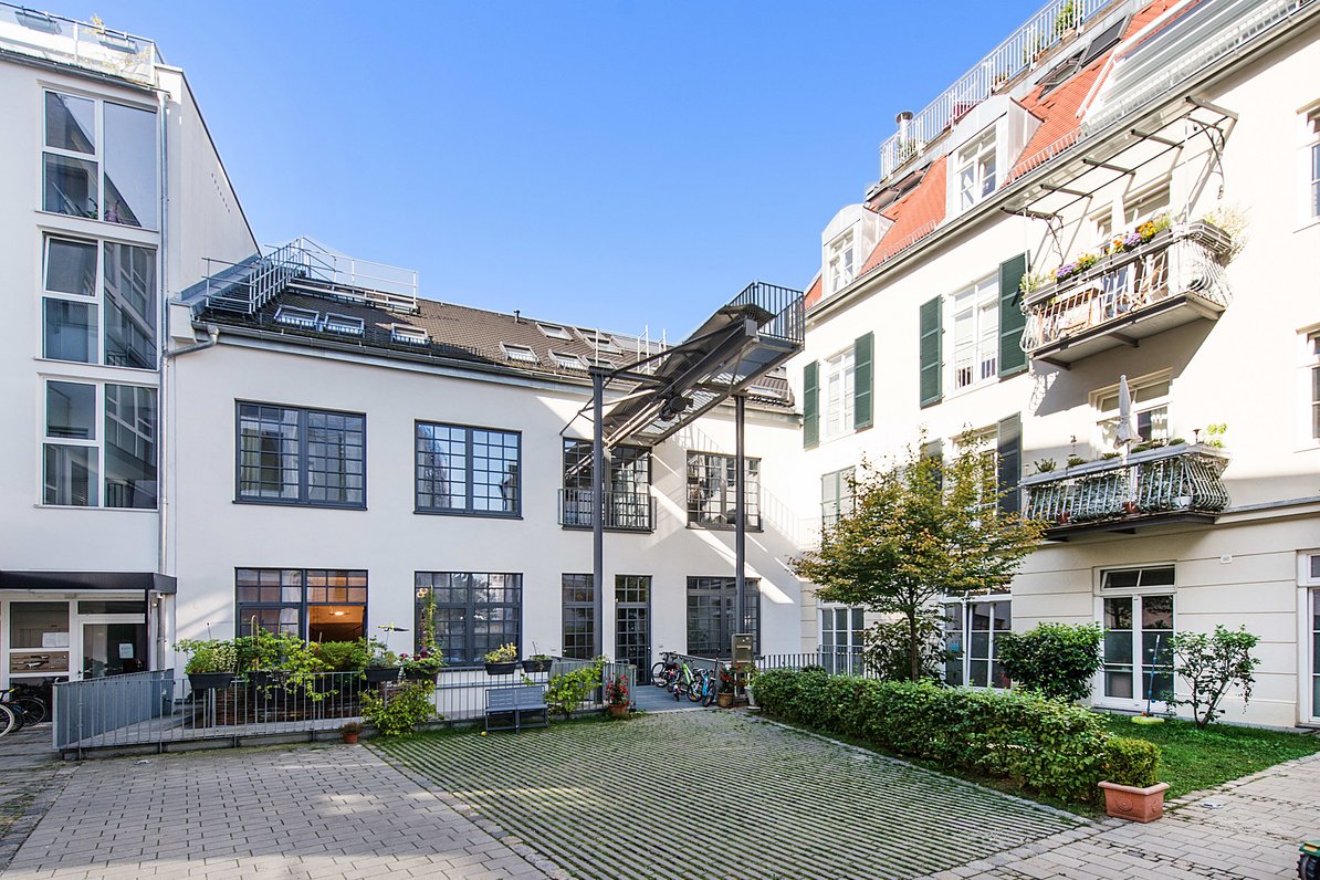 House view inner courtyard