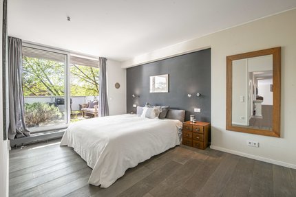 Master bedroom with dressing room