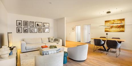 Prime urban location near the Isar: Stylish 3-room city apartment with balcony