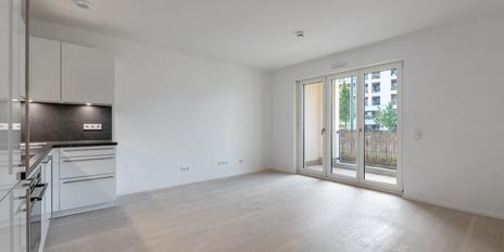 Living "Am Nockherberg": As-new 3-room apartment with loggia