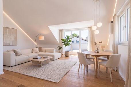 New to the market: 3-room apartment with a rooftop terrace in a quiet neighborhood