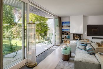 Bungalow München Wohnzimmer